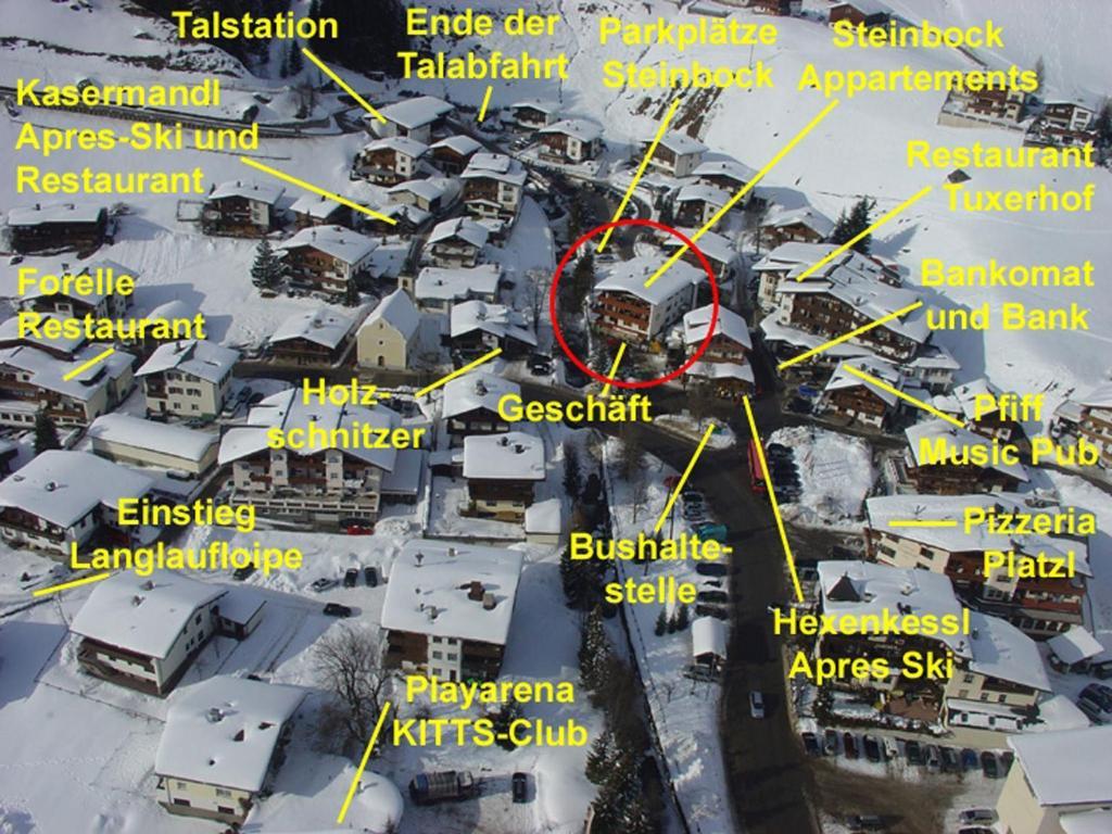 Appartements Steinbock - Ski-In & Ski-Out Tux Exteriér fotografie